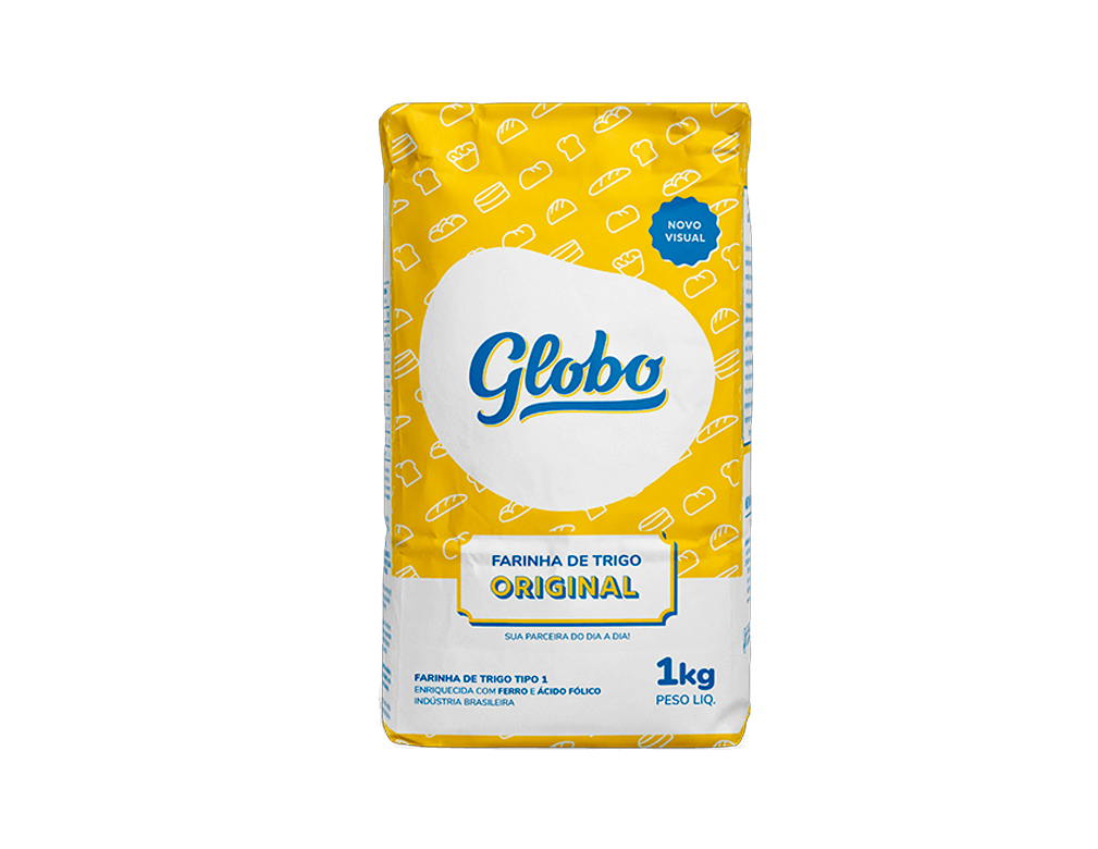 FARINHA DE TRIGO PEQUENA TIPO 1 GLOBO 1 KG (FDO 10 KG)